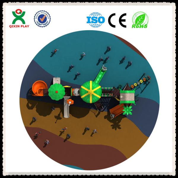 Outdoor Play Structures Used Outdoor Play Equipment For Nursery School Furniture QX-019A