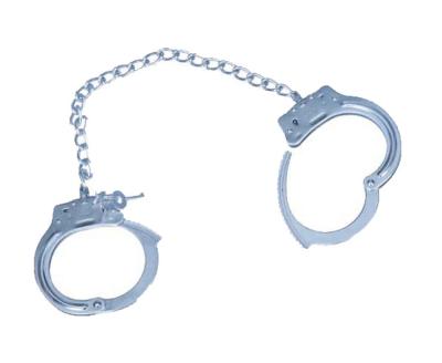 Algemas e Legcuffs do níquel do aço carbono para o prisioneiro