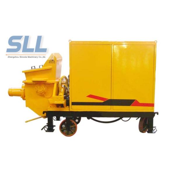 Diesel Engine Compact Concrete Pump , Construction Concrete Pump Color Chargeable