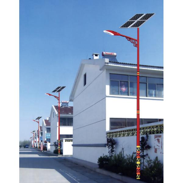 la protection de l'environnement menée solaire de transmissivité spécifique élevée exempte d'entretien de lumière de jardin a mené le réverbère solaire