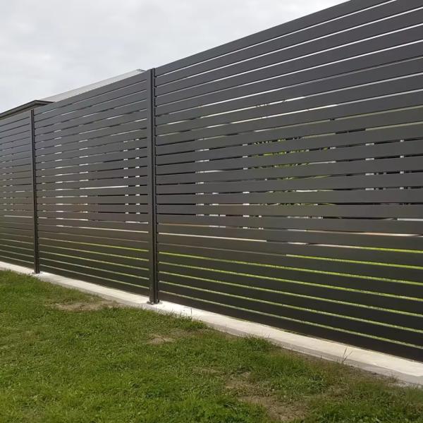Durability Weather Resistant Steel Fence With Aluminum And Powder Coated Finish