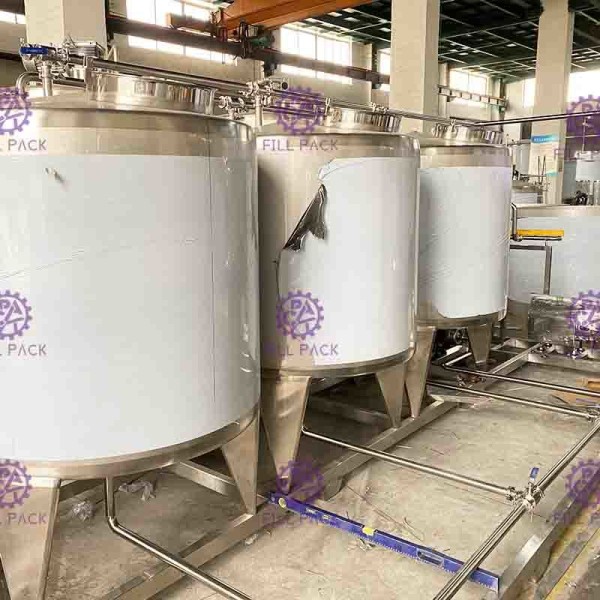Auto Fruit Juice Processing Equipment 200L Solid Sugar Melting Pot Double Layer