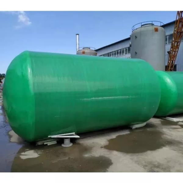 1600mm*2750mm Durable FRP Horizontal Tank Wastewater Treatment 1300 Gallon
