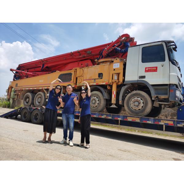 2019 год Си тяжелая промышленность насос Автомобиль Бенц шасси 56 метров запас Автомобиль пауковый бум насос