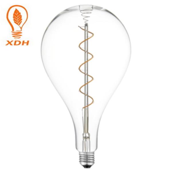 Espiral ambarina 160*280mm do diodo emissor de luz do diodo emissor de luz Edison Bulb Vintage do espaço livre PS160