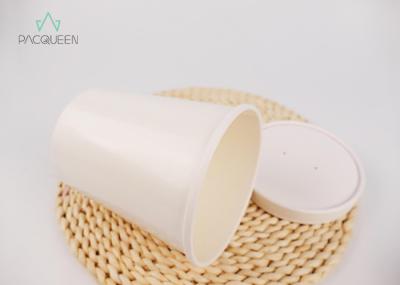 Hot / Cold Food Disposable Takeaway Containers Paper Takeaway Containers With Eco Paper Lids
