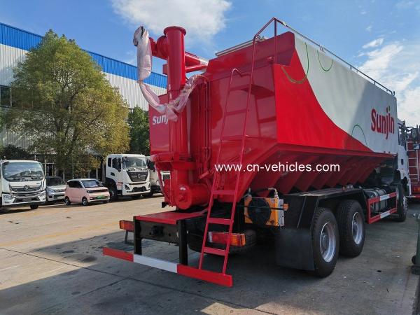 Shacman H3000 Transport Feed Truck Stainless Steel Material
