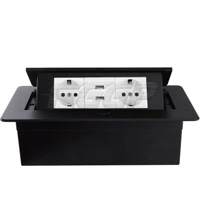 Multimedia Recessed Table Pop Up Outlets Waterproof 125 Volts