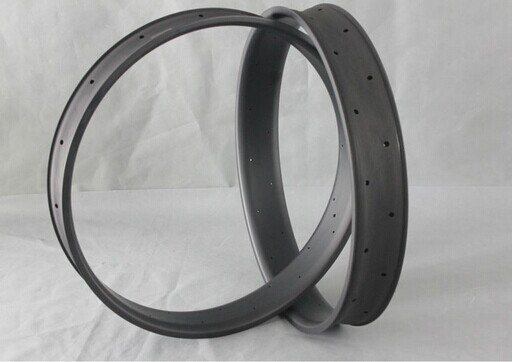 Full Carbon fat bike wheels 80mm width Sand bike wheels clincher rims 26er for snow wheel