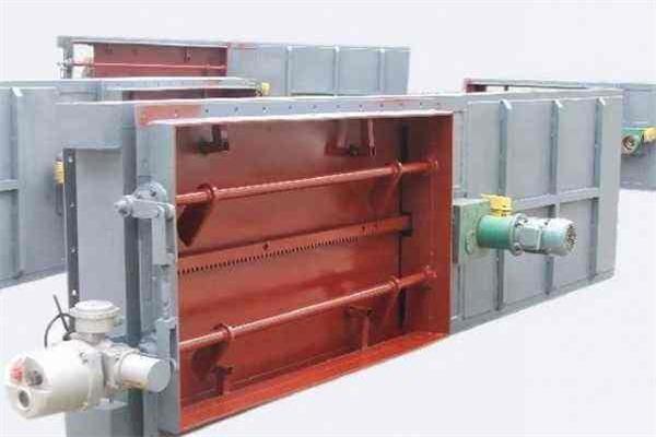 Industrial Desulphurizing Baffle Door Cold And Hot Air Isolation Door For Power Plant