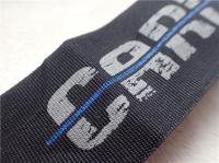 Cabo não elástico dos acessórios da bagagem, correia de nylon lisa do cabo de 37MM com logotipo da impressão
