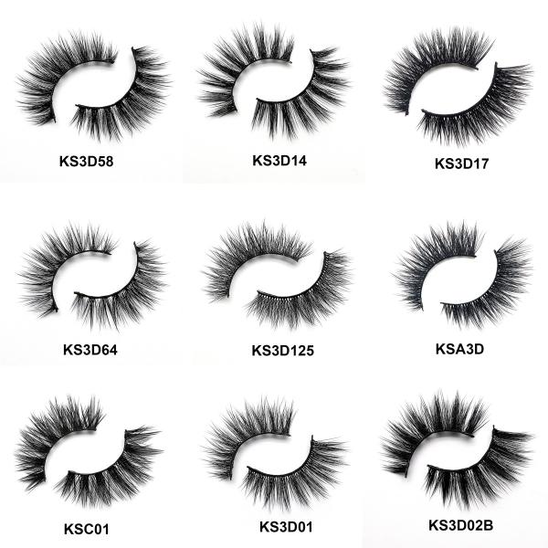 Piel de lujo de mirada natural modificada para requisitos particulares 100% del visión de las pestañas invisibles de la banda