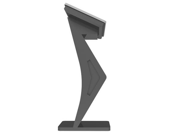 21.5 horizontal  capacitive touch screen kiosk slim design with printer build in and Android Windows OS