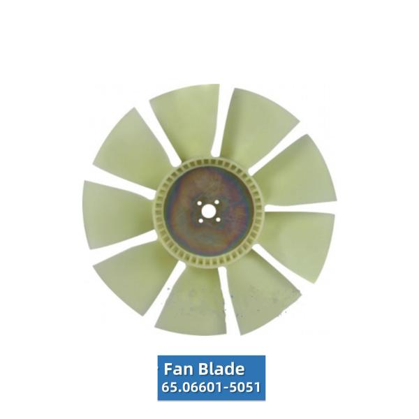 65.06601-5051 Fan Cooling Blade for Doosan Excavator SOLAR 170W-V SOLAR 180W-V SOLAR 200W-V SOLAR 220LC-6 SOLAR 220LC-V