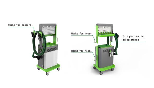 Car Paint Sanding Machine 1300w Motor Power 660*720*1580mm Size