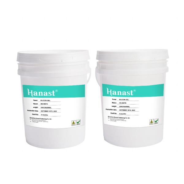 Vulcanizing Transparent Electrical Clear Potting Epoxy Silicon Gel Shockproof