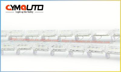Car LED Daytime Running Lights Strip 12V / 24V With Trapezoid Start Headlight