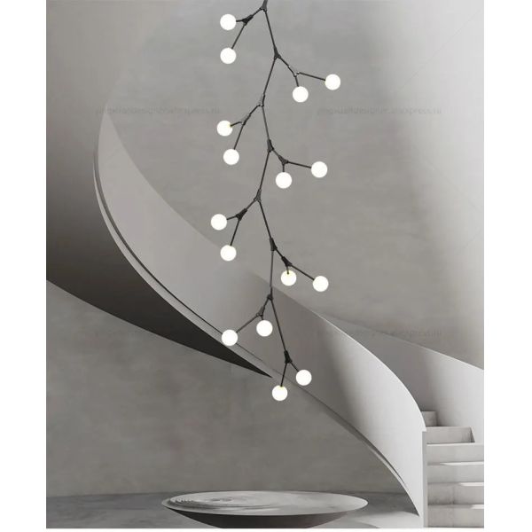 Staircase Hanging Lamps Attic Staircase Lighting Glass Pendant Light (WH-NC-150)
