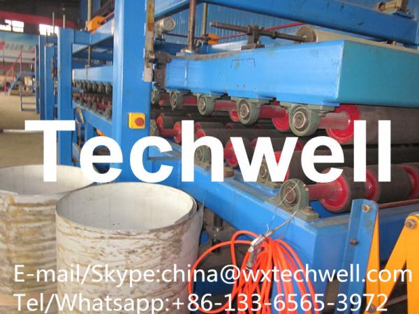 Rock Wool Insulated Sandwich Panel Cold Roll Forming Machine 0 - 4.05 m / Min Speed