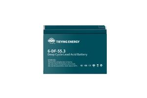OEM ABS 55,3Ah 12 Volt batterie au plomb scellée pour tricycle électrique Durée