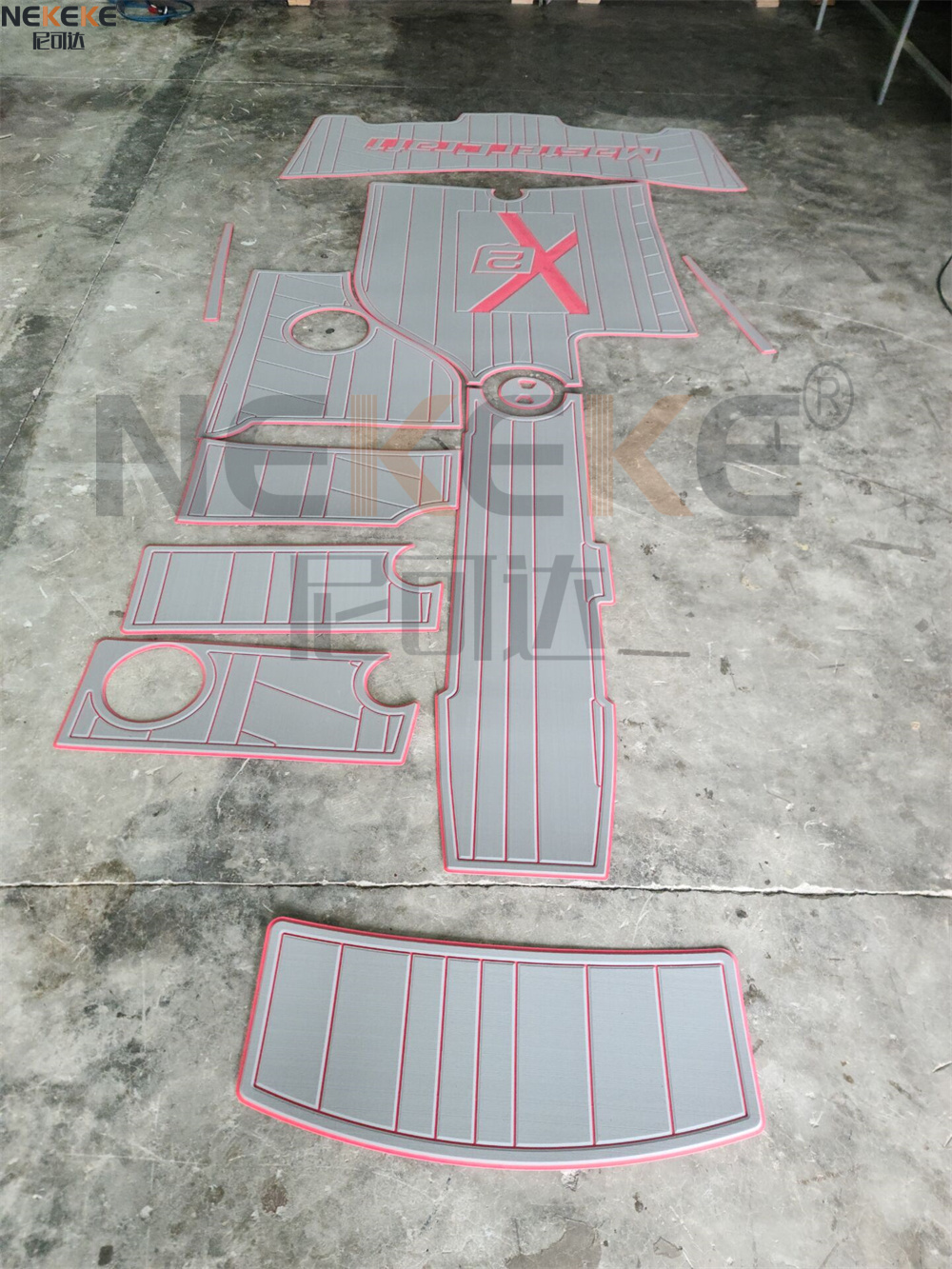 Mastercraft X2 2006-2011 Swim Platform Cockpit EVA Faux Teak Deck Mat Marine Flooring Pad