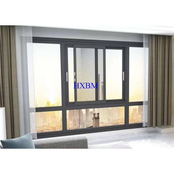 Подгонянное окно хорошей водоустойчивой алюминиевой рамки размера сползая стеклянное с двойным стеклом