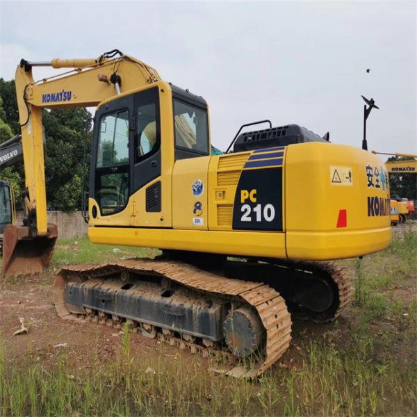 22 tonnes d'utilisation Japonais importé Komatsu pc 210 excavateur à rampe de haute qualité et de courtes heures de travail prêt à la vente