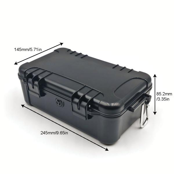 Medium Plastic Cigar Case High Durability And Rectangular Design