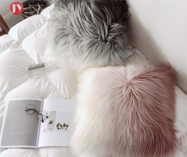 Cover Plush Faux Fur Pillows Pillow Case Winter Warm Custom Logo Arcylic
