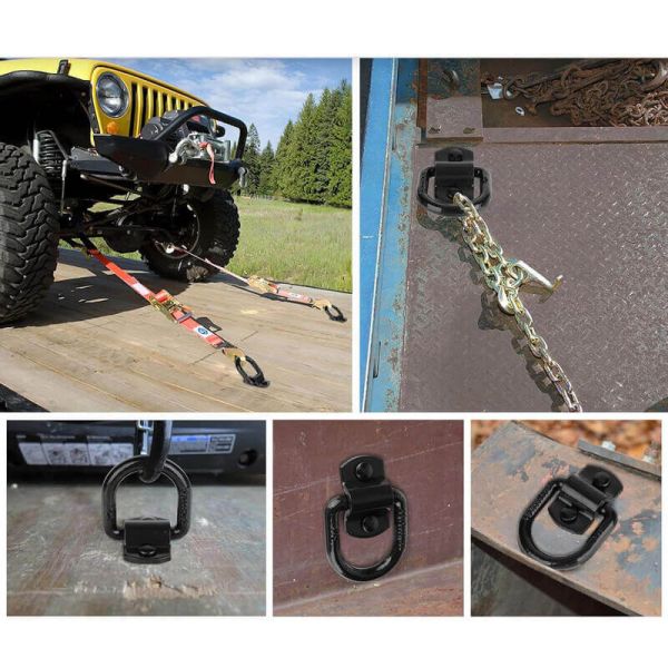 1/2 Heavy Duty Bolt-On D Ring Tie Down Anchor with Factory Direct OEM Customization