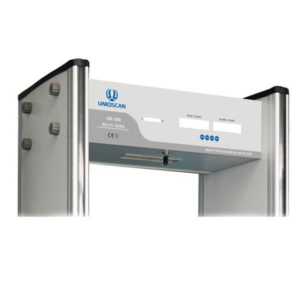 6 Detecting Zones Pass Through Metal Detector , Digital Metal Detector UB500