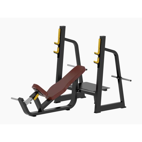 Commercial horizontal and inclined bench press gym dedicated weightlifting bed and barbell comprehensive training device