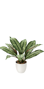 Spinulosa Fern Plants Bushes Fake Shrubs Greenery Plants Faux Fern Snakewood Outdoors UV Resistant Garden Plants