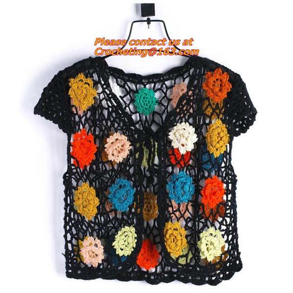 Sweater, Cardigan, Crochet, Crocheted, Pullover, Hollow Out, Summer Tops, Crochet Blouse