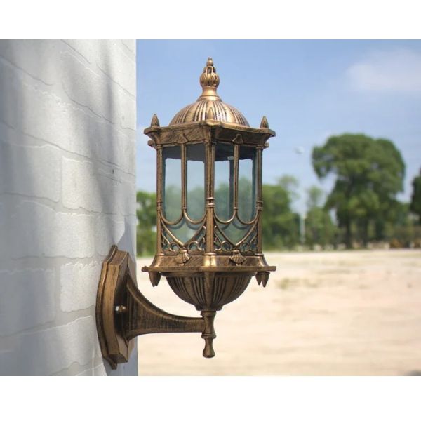 Retro Outdoor Waterproof Antirust E27 Wall Lamp Garden Gateway wall Sconce(WH-VR-123)
