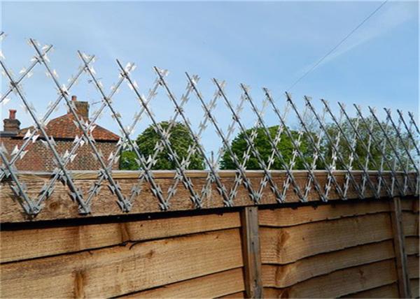 Blade Barbed Mesh 450mm Coil Diameter Concertina Bto22 Fencing Sale Flat Razor Wire