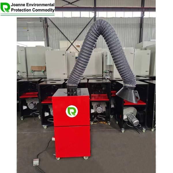 Jet Cleaning Weld Smoke Collector , Industrial Smoke Collector Superior Filtering To Welding Fumes