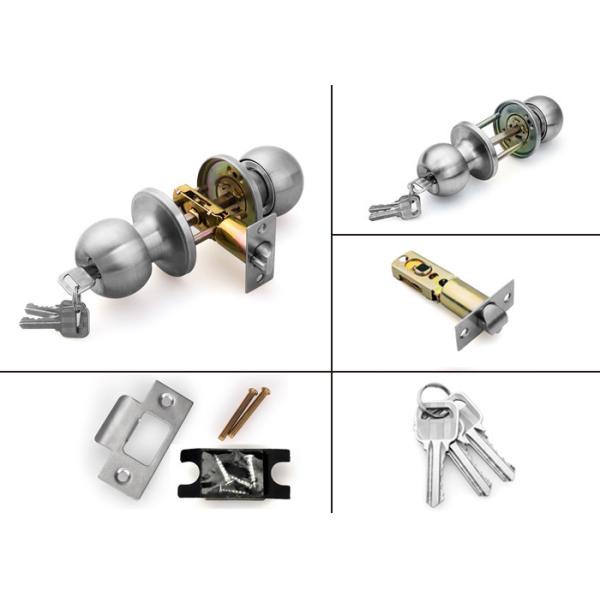 Serrures tubulaires de porte haute sécurité 35 - 55mm