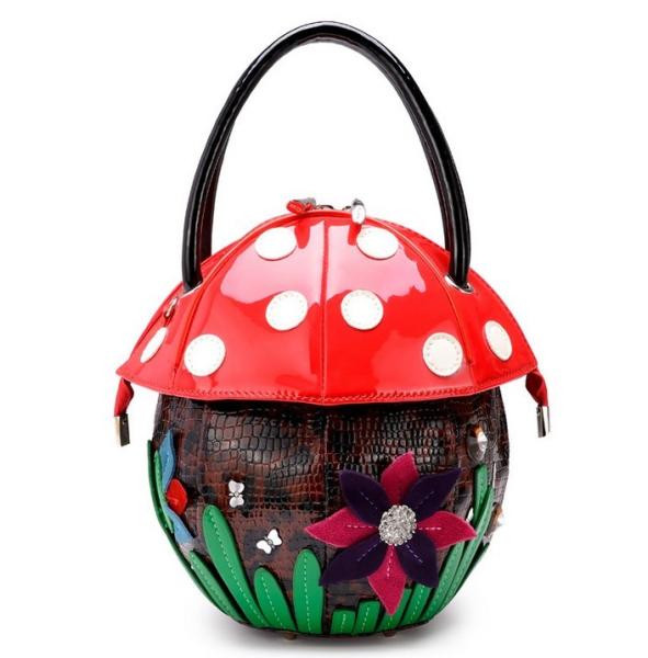 Mushroom Creative handbag fashion trend female cute cartoon character