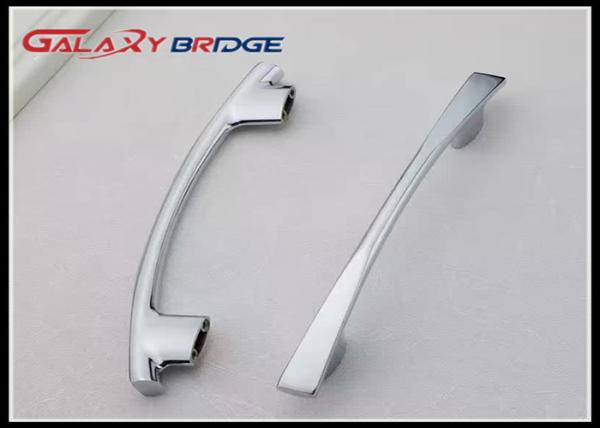 Simple Modern Kitchen Cabinet Handles And Knobs , Bedroom Closet Door Pulls/ Silver Cupboard Pulls