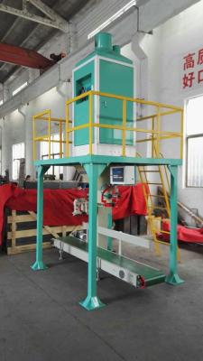Coffee Beans / Feritilizer Platform type Semi Automatic Bagging Machine Ruili Bagger