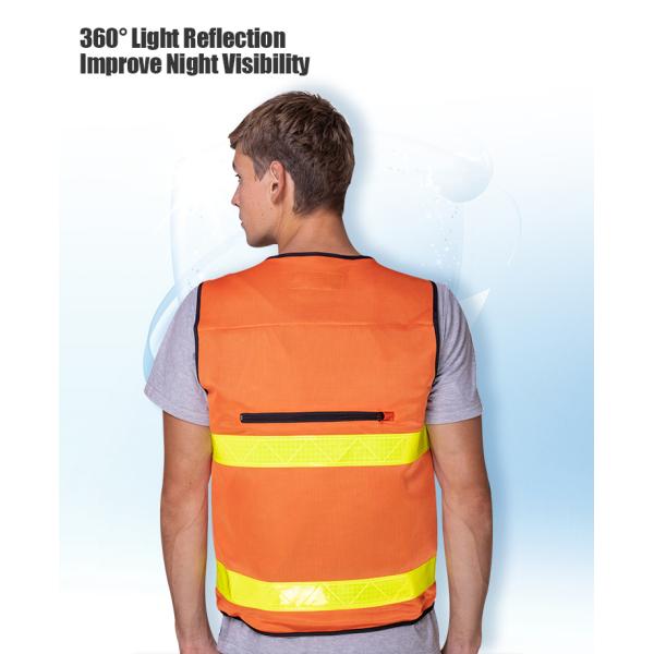 Регулярная длина Мода Оранжевый Жёлтый Короткий рукав Летний прохладный Водный цикл Охлаждающий жилет