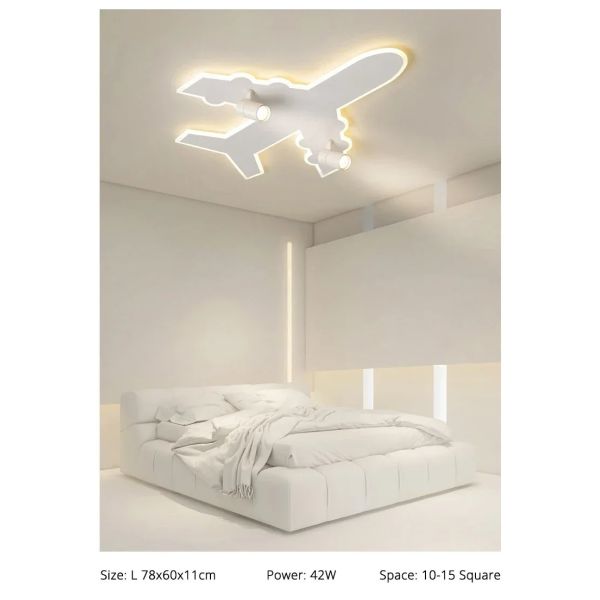Boy Room Lighting Baby Room Kids Bedroom Ceiling Light Airplane Lamp(WH-MA-305)