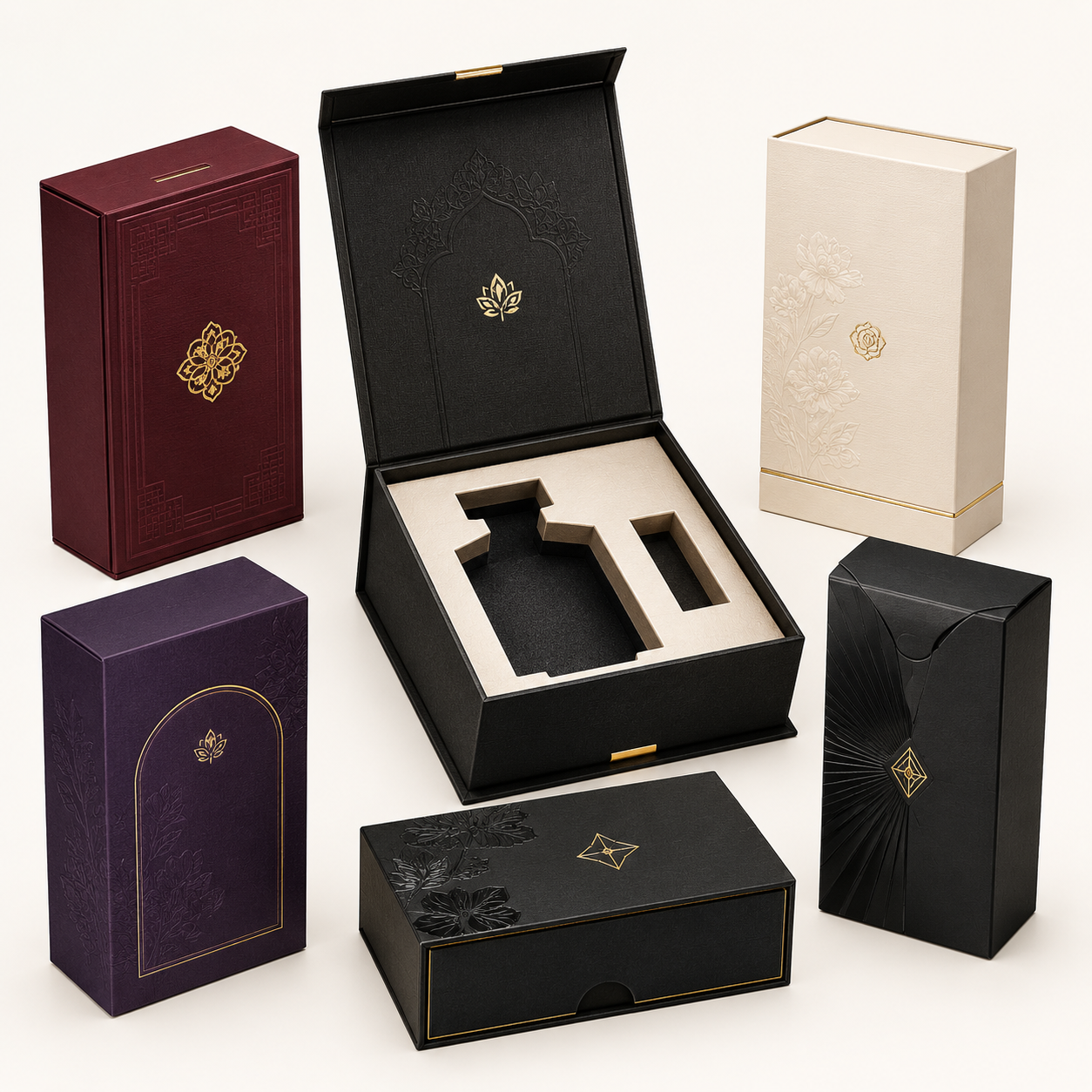 Elegant Design Cosmetic Packaging Box Durable Material And Perfect Size For Skincare And Beauty Products