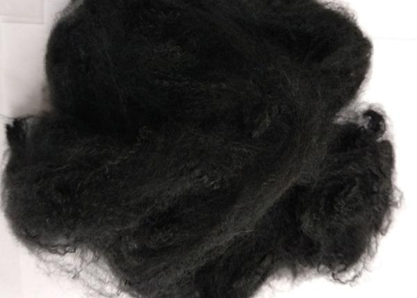 Grade AAA Black Recycled Polyester Staple Fiber Abrasion Resistant For Yarn Spinning