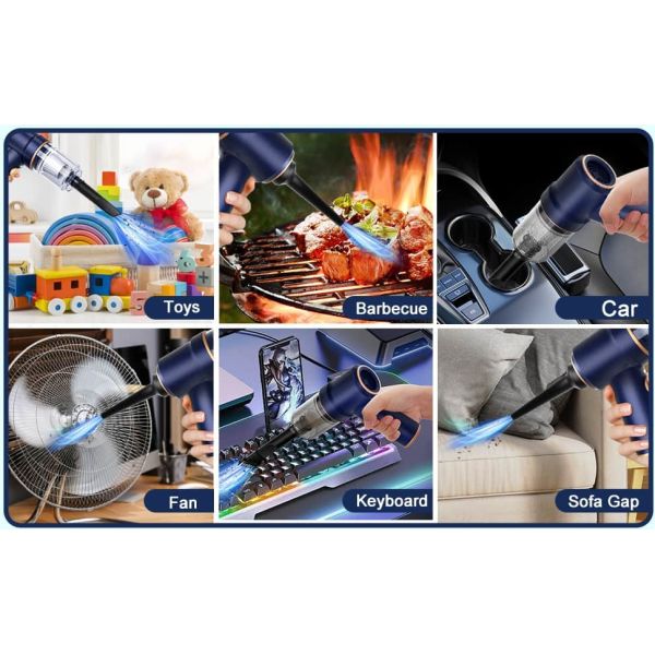 Handheld Car Vacuum Cleaner 9000Pa Wireless Vacuum Cleaner And Air Duster