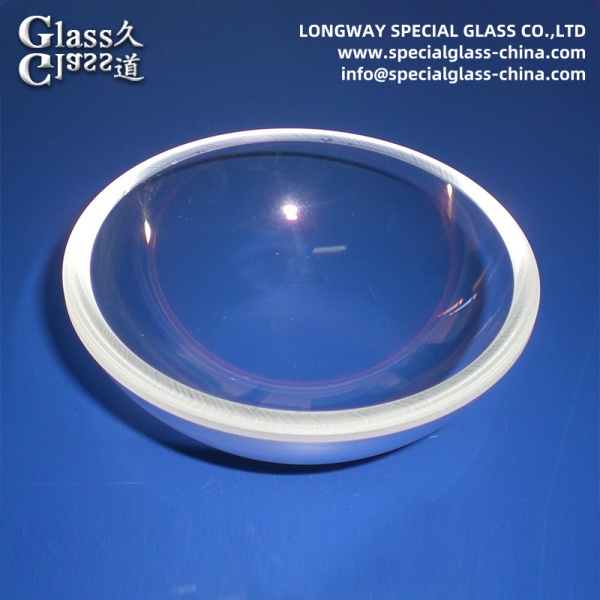 OEM Bk7 JGS1 JGS2 Optical Glass Dome Lenses For Camera And CCTV