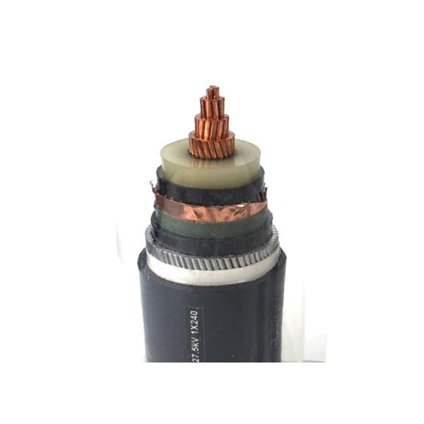 Cable eléctrico acorazado inoxidable del cobre del alambre de acero de la sola base