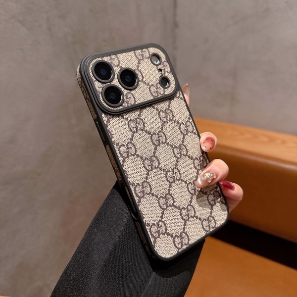 LV4 Color Fine Hole Edge Phone Case for iPhone 17 Pro Max