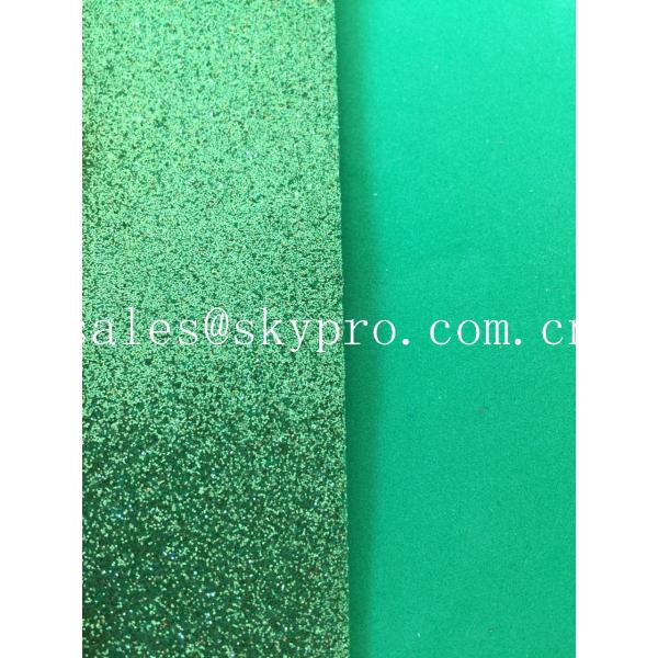 Eco - Friendly High - Elastic Colorful Glitter EVA Sole Sheet Wearability , 1mm 2mm 1.5mm Thickness